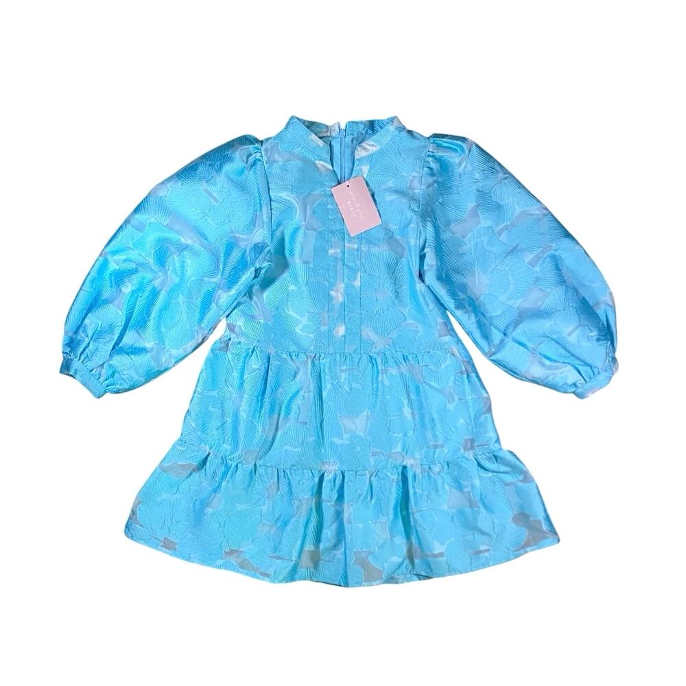 Shop the Mint Blue Brocade Babydoll Dress NWT - Y7/8